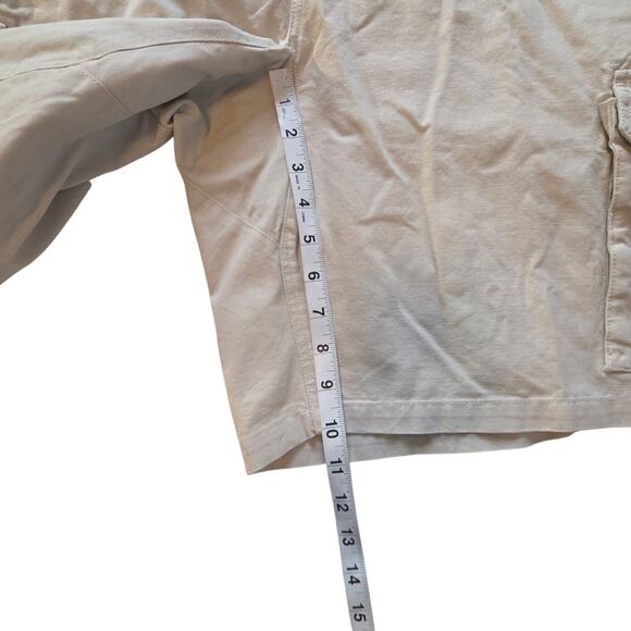 Woolrich Men's Cargo Shorts NWT Size 38 Ridley Creek in Stone, 10" inseam Cotton - Picture 5 of 12